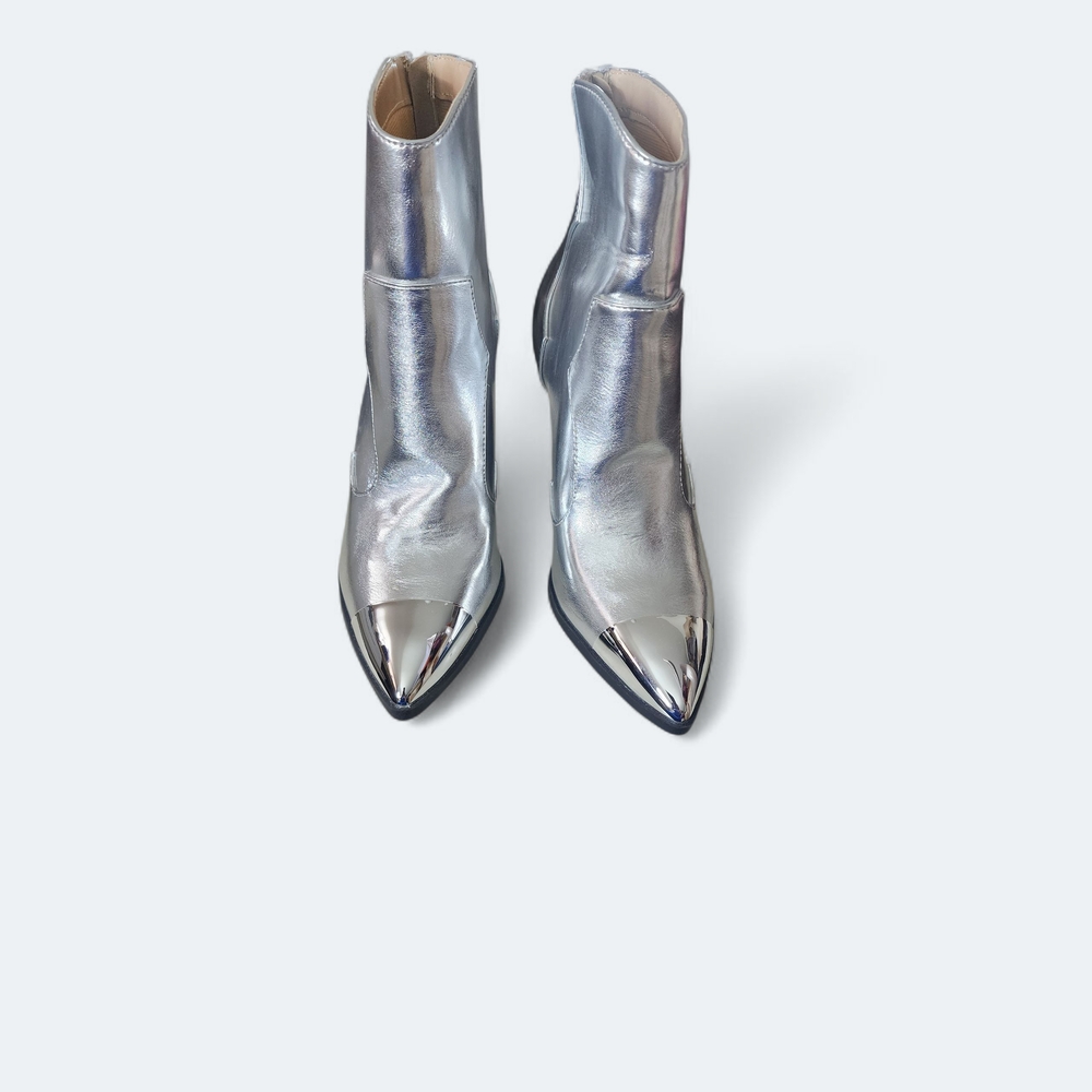 Silver Women's Ankle Boots